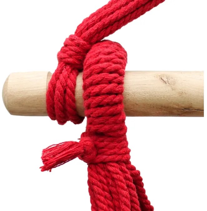 Scaun suspendat KAMAH colorat cu suport alb