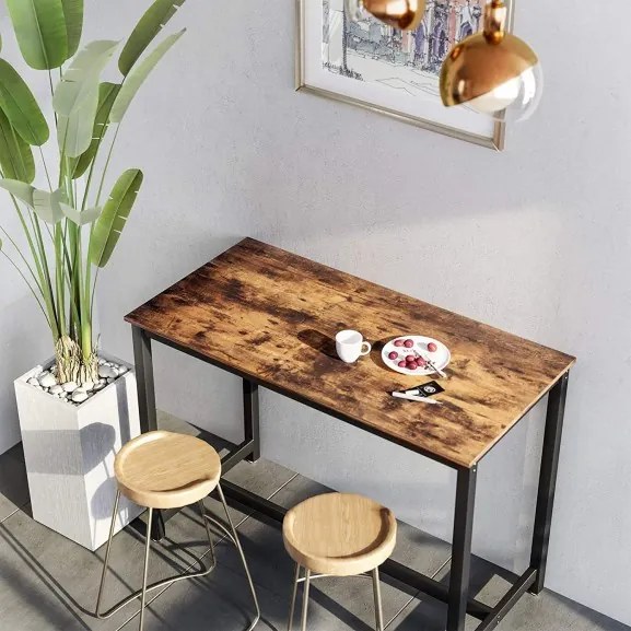 Masa Bar Vintage Maro Rustic, 120 x 60 x 90 cm