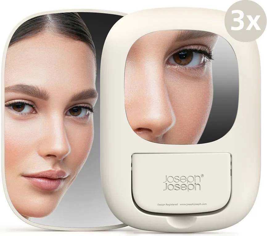 Organizator de baie bej pentru cosmetice din plastic Viva – Joseph Joseph