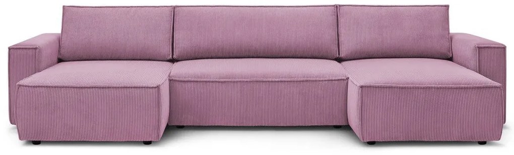 Canapea extensibila in forma de U Culoare Violet, SMART