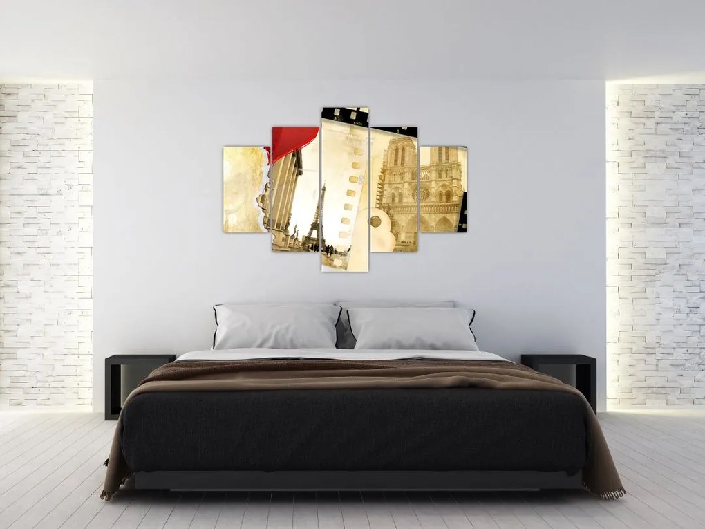 Tablou - Amintiri din Paris (150x105 cm)