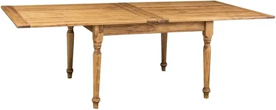 Masa pliabila, L120(240) 120 H80 cm, culoare natur, Lemn masiv