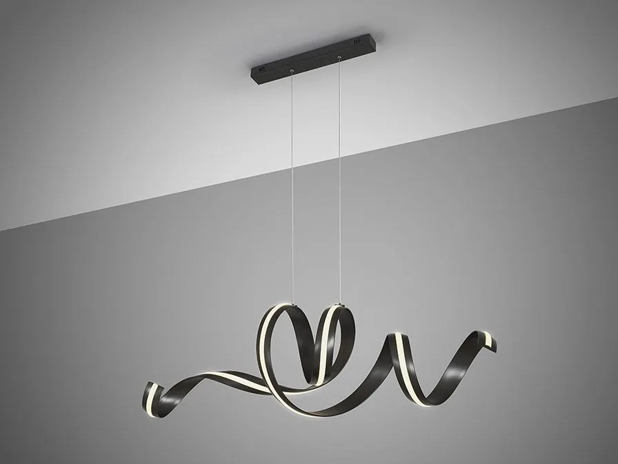 Lustra LED XXL suspendata cu telecomanda Amara