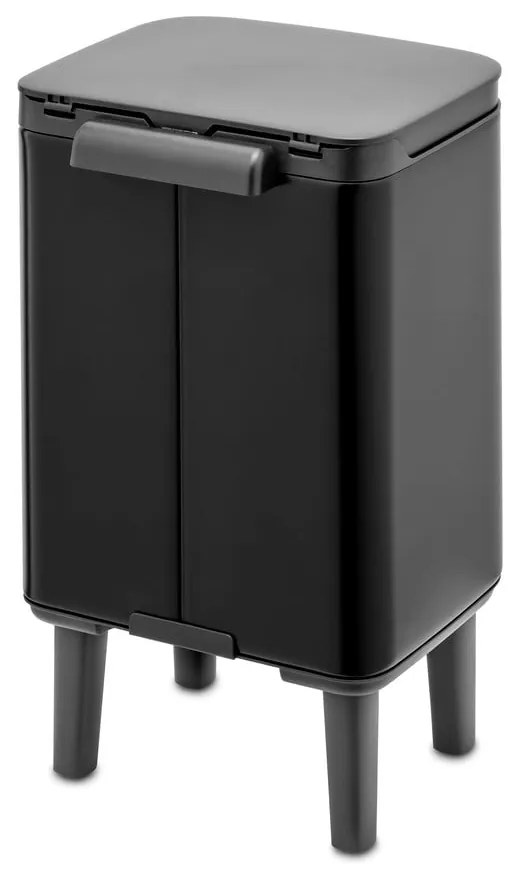 Coș de gunoi negru mat din oțel 4 l Bo Hi – Brabantia