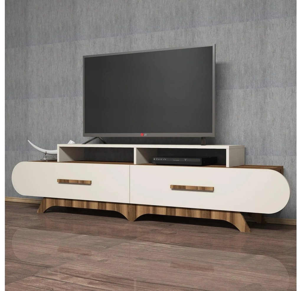 Masă TV/Dulap Florian (Nuc + Crem). 1088858