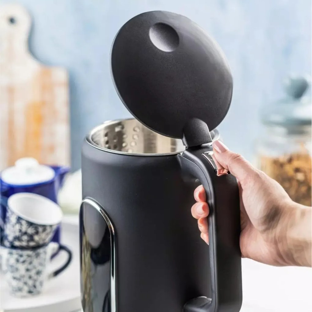 Fierbator de apa 1.7 L Klausberg KB7891 negru-argintiu