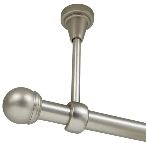 Galerie simpla prindere tavan fara inele todi max 19 mm crom mat (Alege marime: 200 cm)