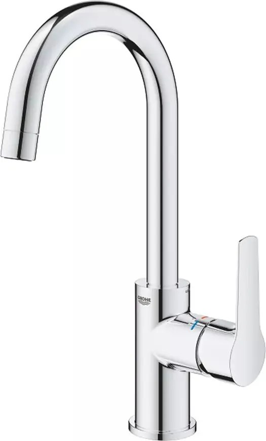 Baterie lavoar Grohe Start cu pipa pivotanta crom lucios