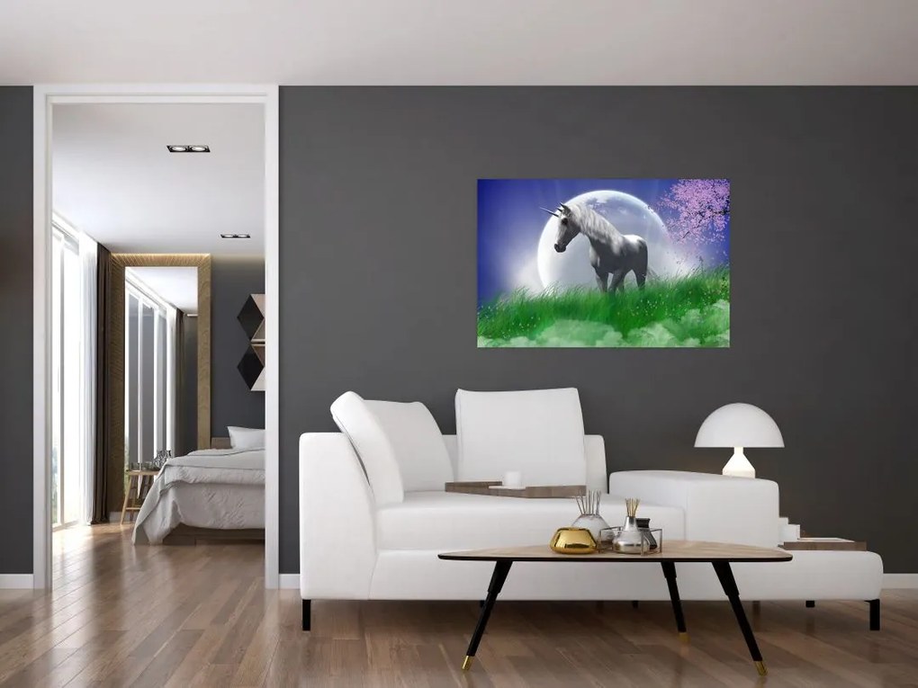 Tablou cu unicorn (90x60 cm)