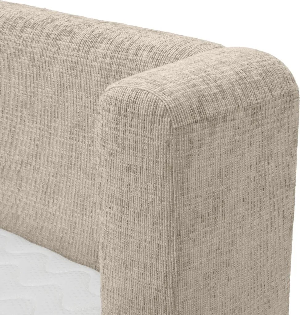 Pat dublu tapitat design elegant LUX Francisco, Creststone bej