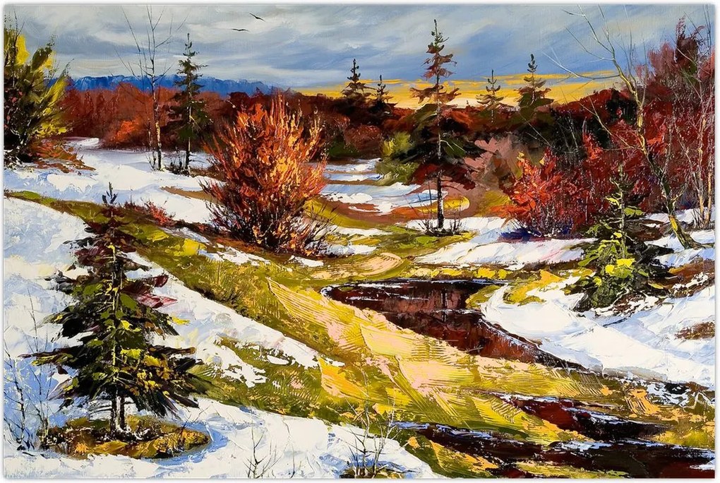 Tablou - Sosirea primăverii (90x60 cm)