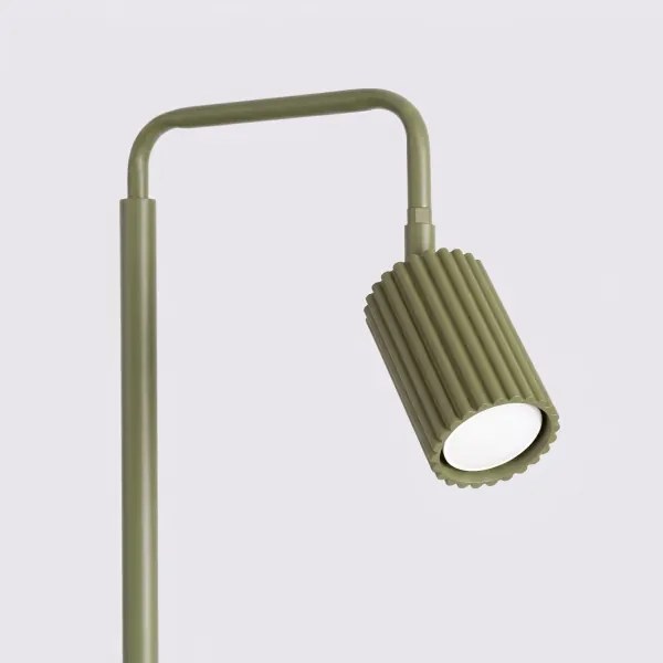 Sollux SL.2025 - Lampadar KARBON 1xGU10/10W/230V verde