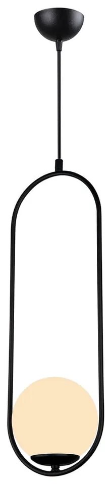 Lustră Squid Lighting Arch, înălțime 146 cm, negru