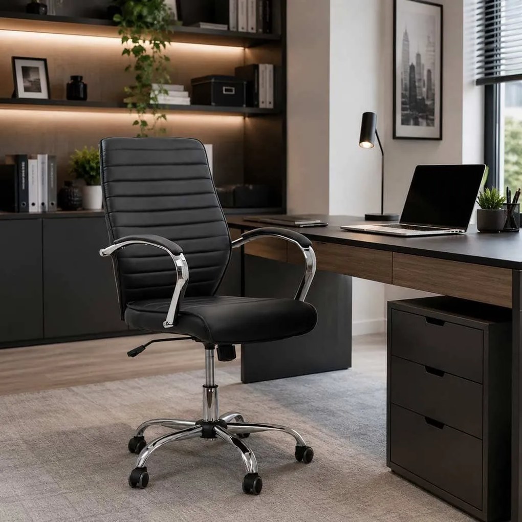 Scaun de birou OFF 323 negru