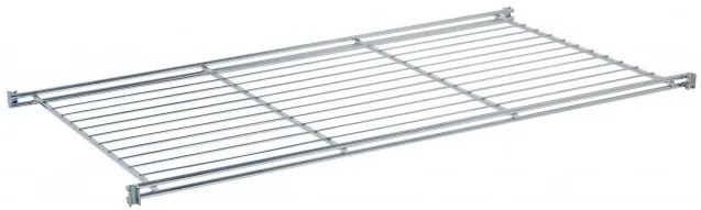 Polita pentru rafturi depozitare modulare crom din metal, 77x39,1 cm, Fix Bizzotto
