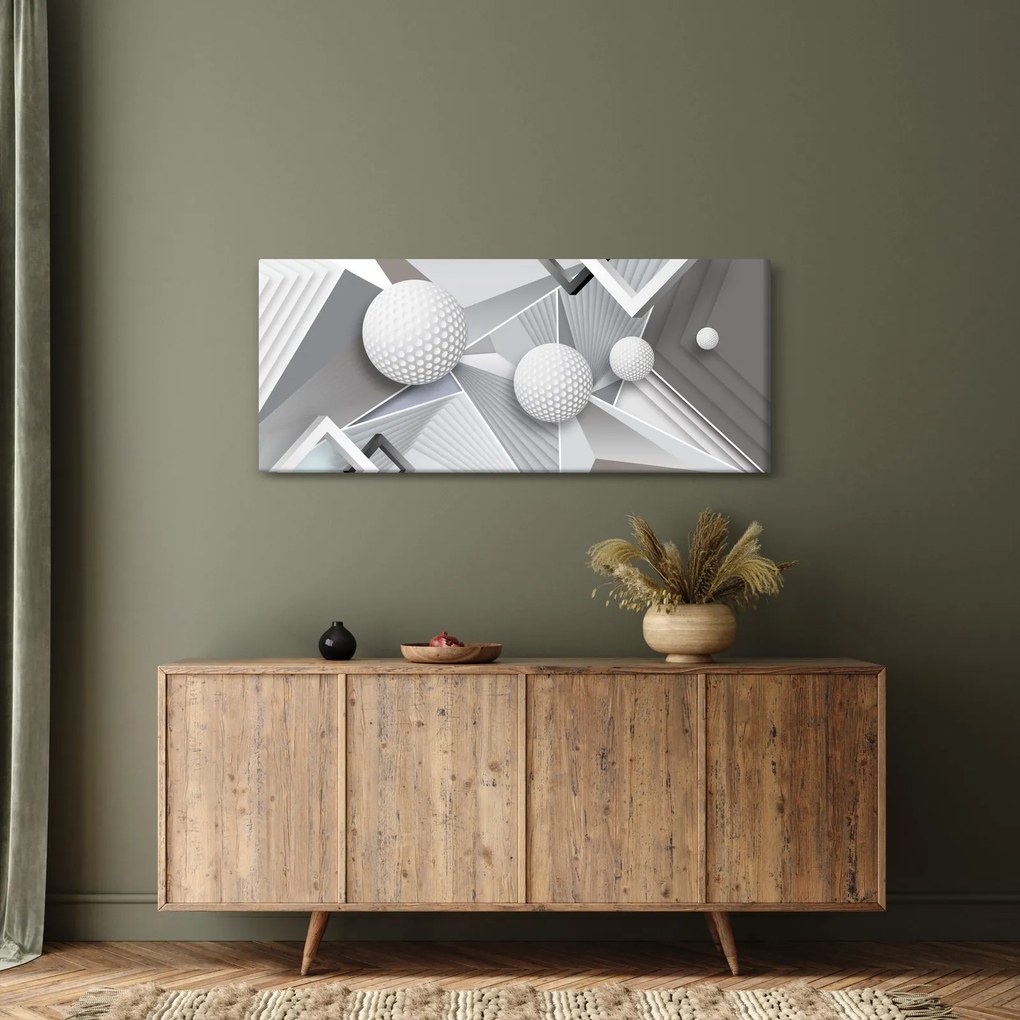 Tablou geometric abstract (120x50 cm)