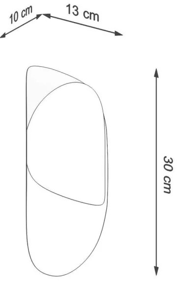 Aplică TEAR 1xG9/40W/230V neagră Sollux SL.1063
