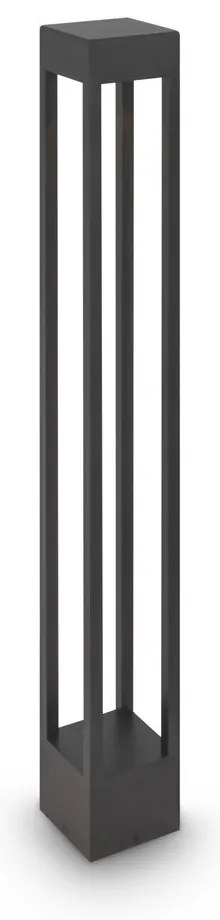 Stalp LED pentru iluminat exterior IP65 Elbe grafit H-100cm