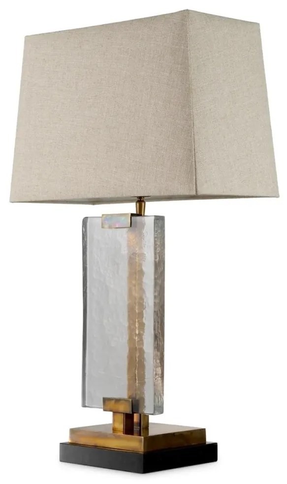 Veioza, Lampa de masa design LUX, Sticla Suflata, James