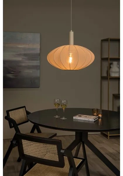 Lustră pe cablu Lucide 03447/52/38 CORINA 1xE27/40W/230V d. 50 cm crem