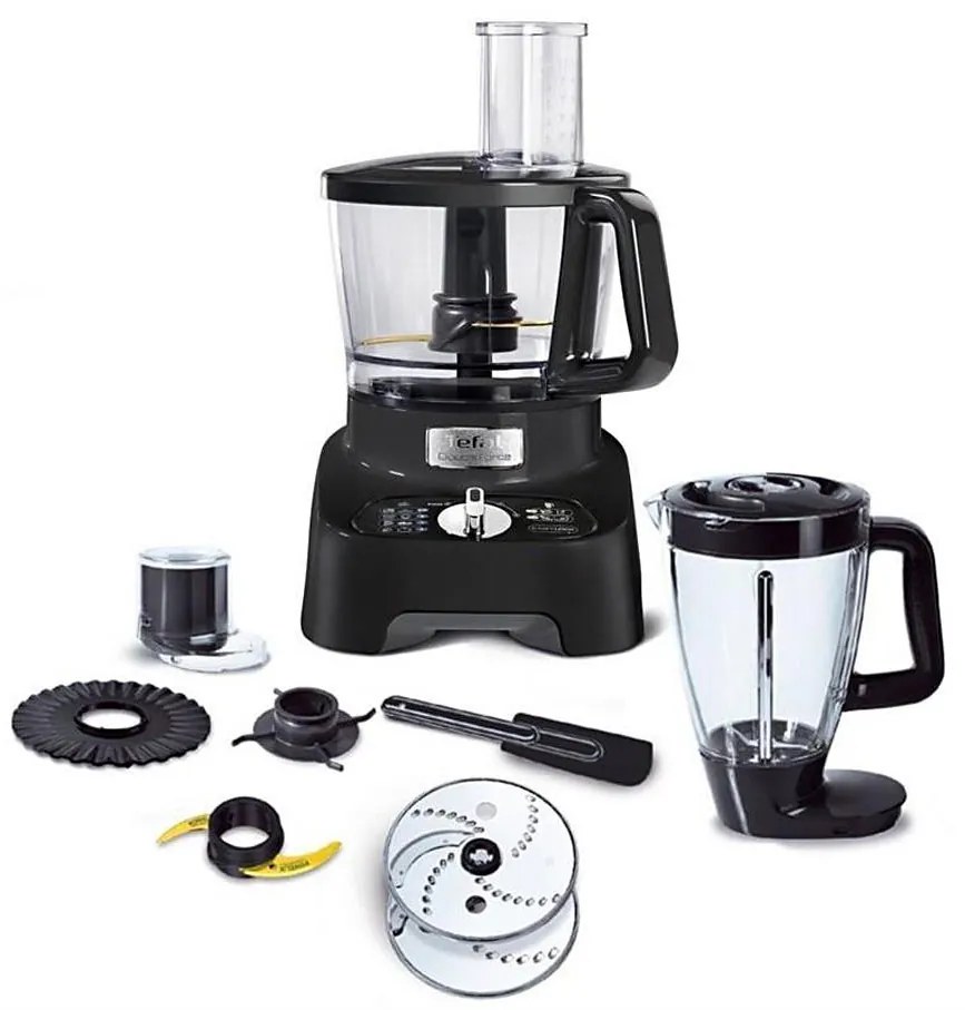 Tefal Robot de bucătărie DOUBLE FORCE 1000W/230V negru