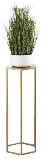 Suport pentru flori 70x24 cm, culoare aurie