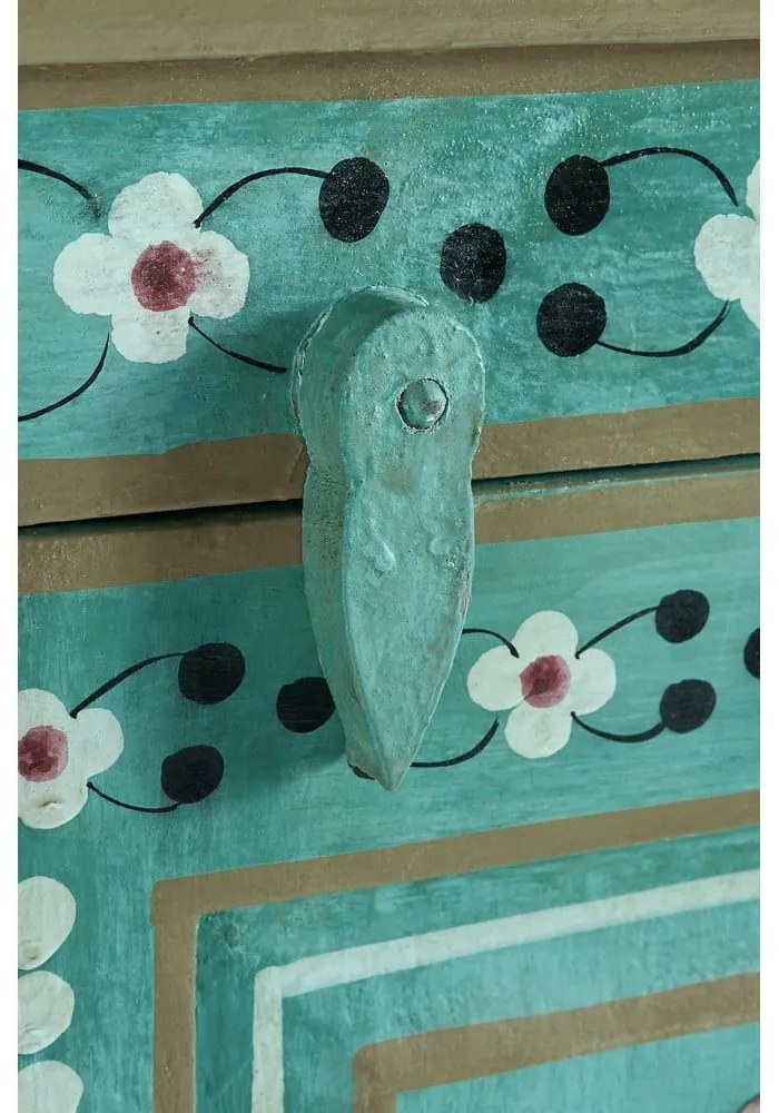 Dulap verde din lemn de mango 87x152x38 cm Prem – Støraa