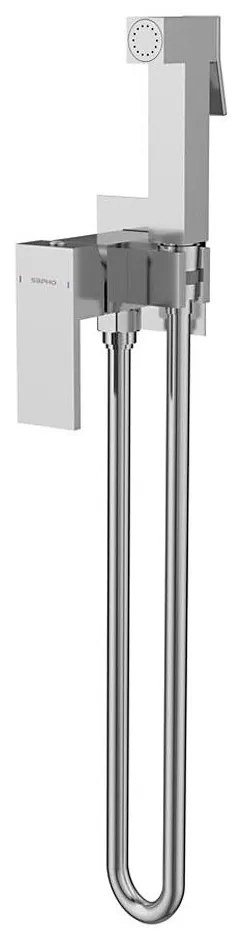 Baterie de bideu pentru instalare ascunsă Sapho CUBEMIX crom lucios