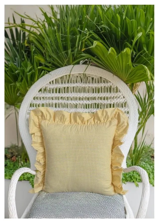 Față de pernă din bumbac 45x45 cm Ruffled – Mila Home