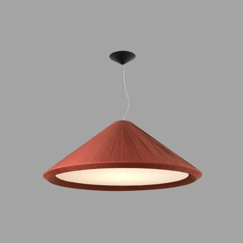 Lustra XXL suspendata design decorativ SAIGON IN 130cm Terracotta