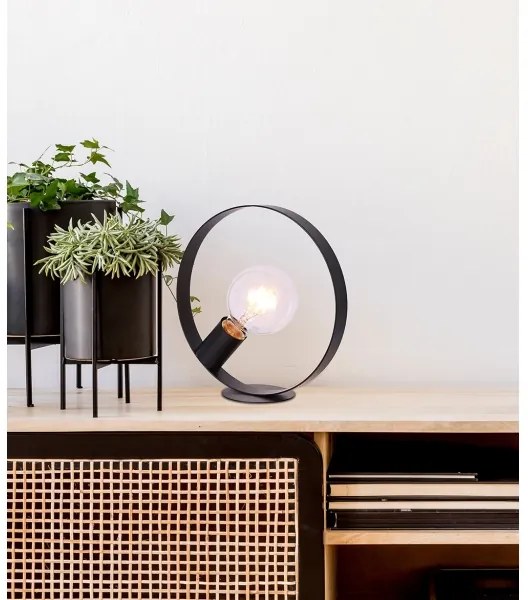 Lampă de masă NEXO 1xE27/40W/230V negru