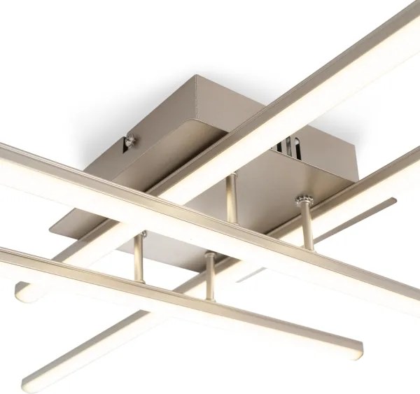 Brilagi - Plafonieră LED STRIPES, 37W, 230V, argintie