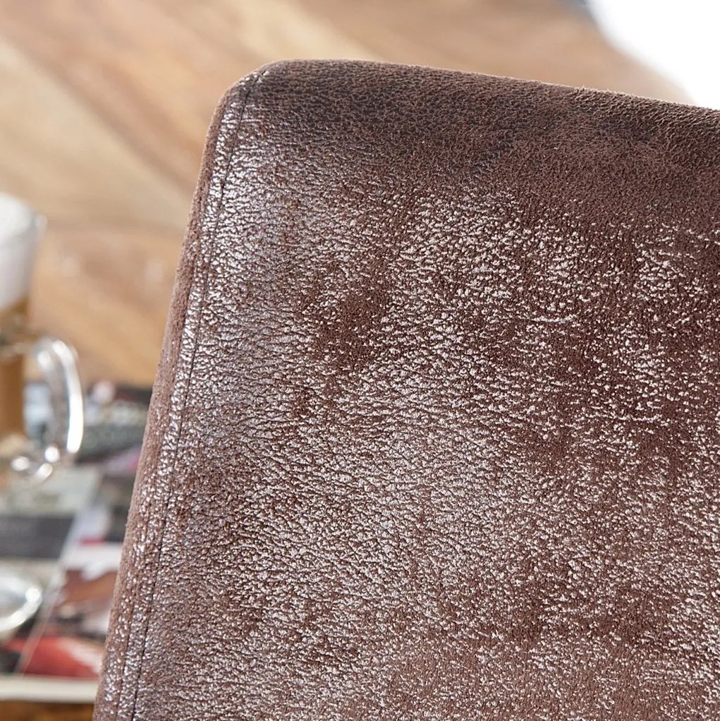 Set de 2 scaune design clasic Valentino cafeniu A-20251 VC