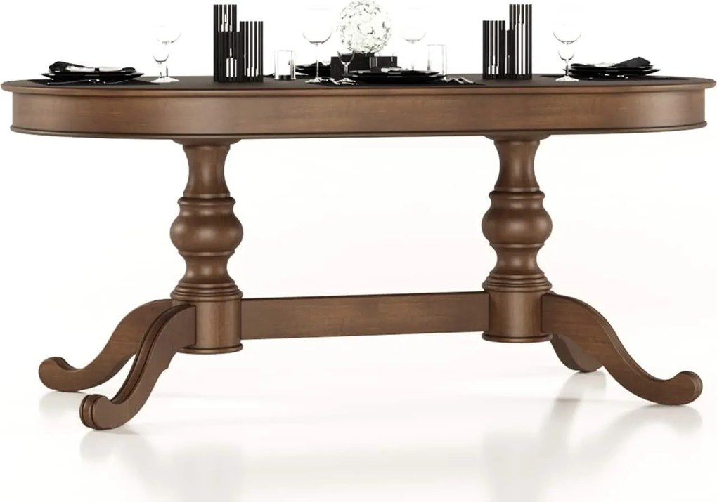 Masă lemn masiv de Dining Seraphia, 180 × 100 × 79 cm