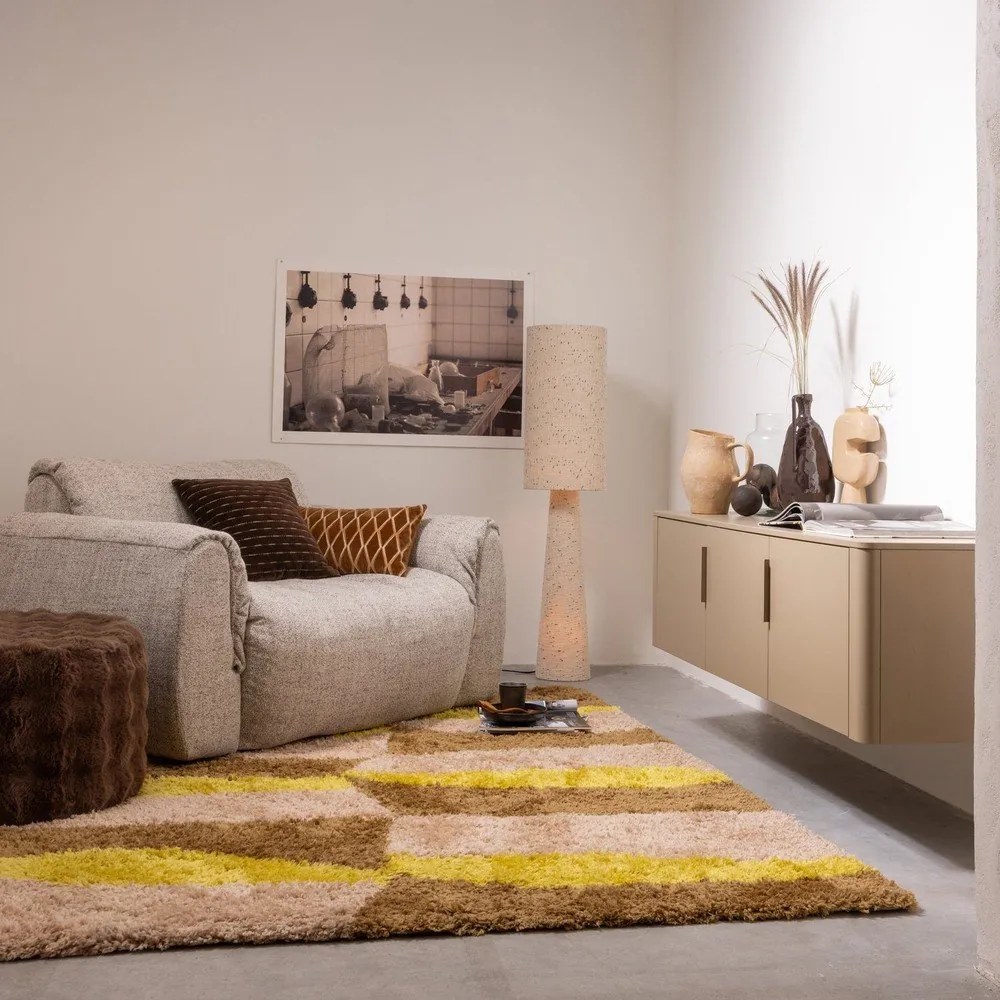 Comodă TV taupe din lemn de pin 154x56x44 cm Gunnar – WOOOD