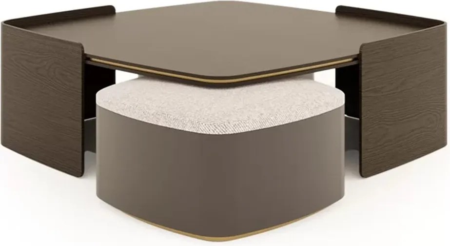 Măsuță lemn masiv de cafea Sophia 148 × 58 cm