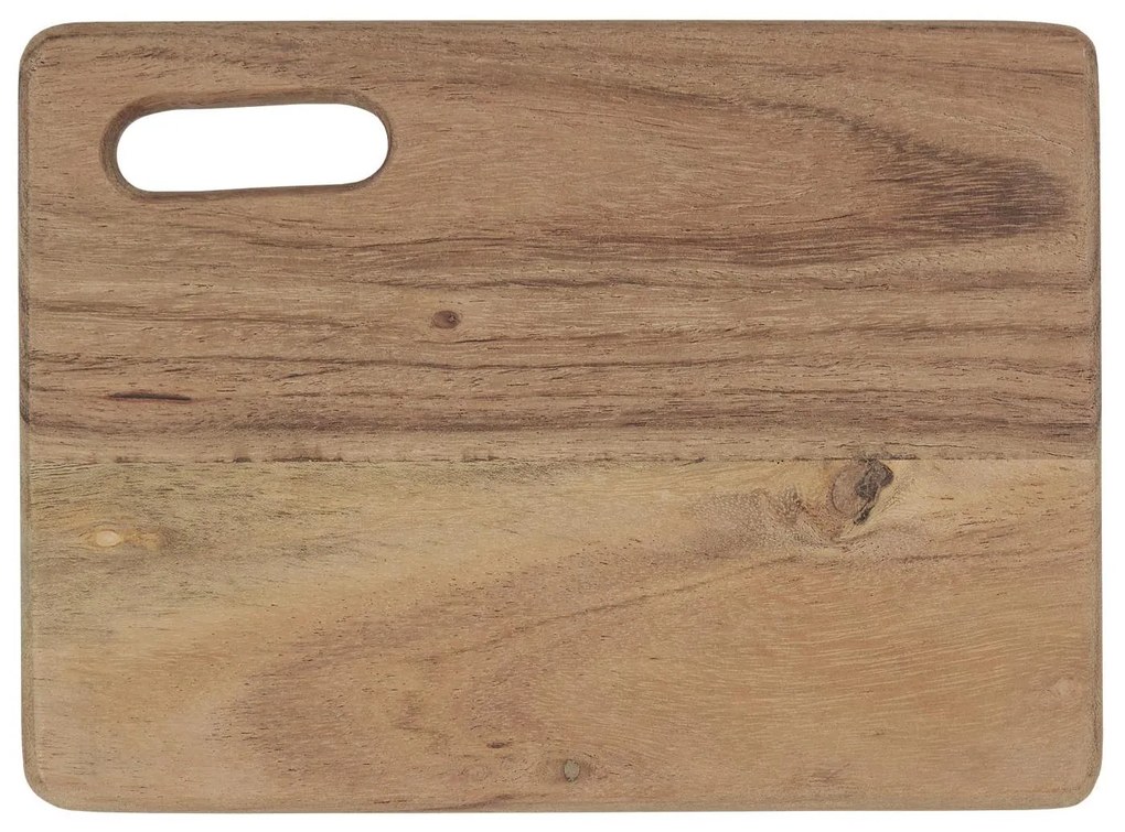 IB Laursen Placa din lemn OVAL HOLE LEMN DE ACACIA 20 x 15 cm