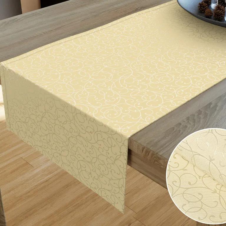 Goldea napron de masă decorative de lux - model 376 20x120 cm