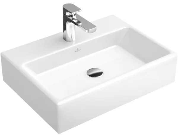 Lavoar pe mobilier, Villeroy&amp;Boch Memento, 50x42cm, Alb Alpin CeramicPlus, 513350R1