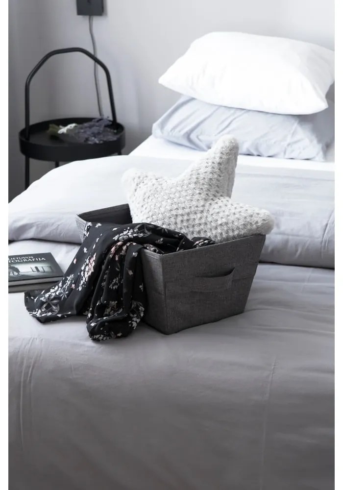 Coș de depozitare Bigso Box of Sweden Tap, 26 x 19 cm, gri