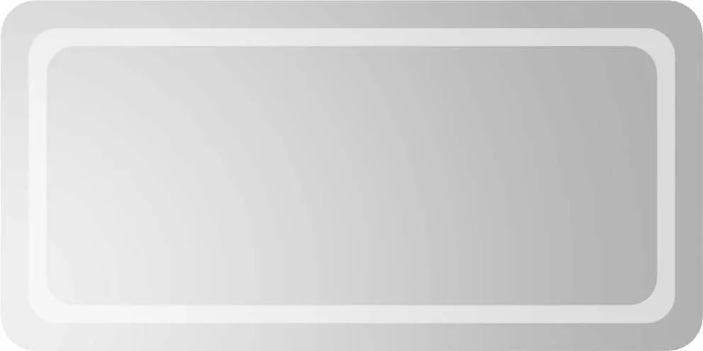 vidaXL Oglindă de baie cu LED, 100x50 cm