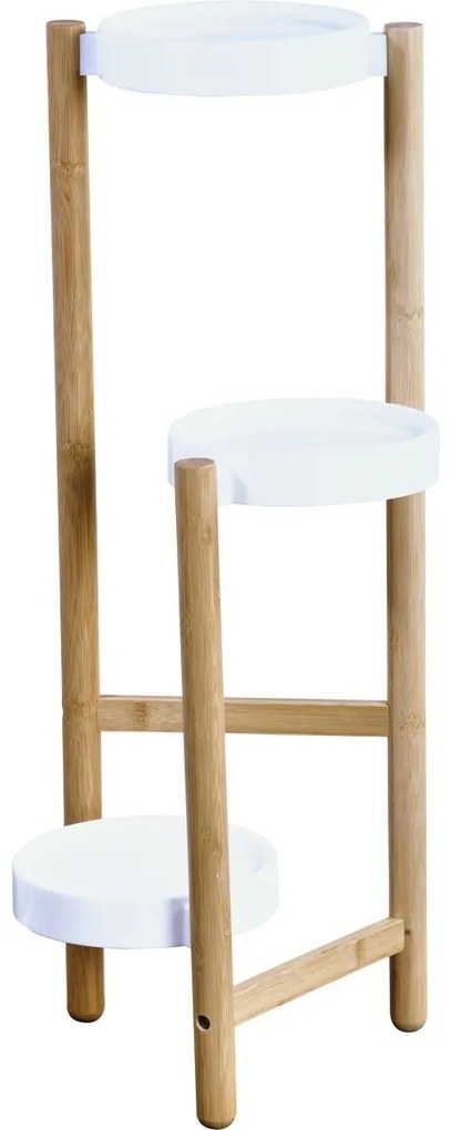 Kesper 17275 Suport pentru flori din bambus 28 x34 x 70 cm, 3 etaje