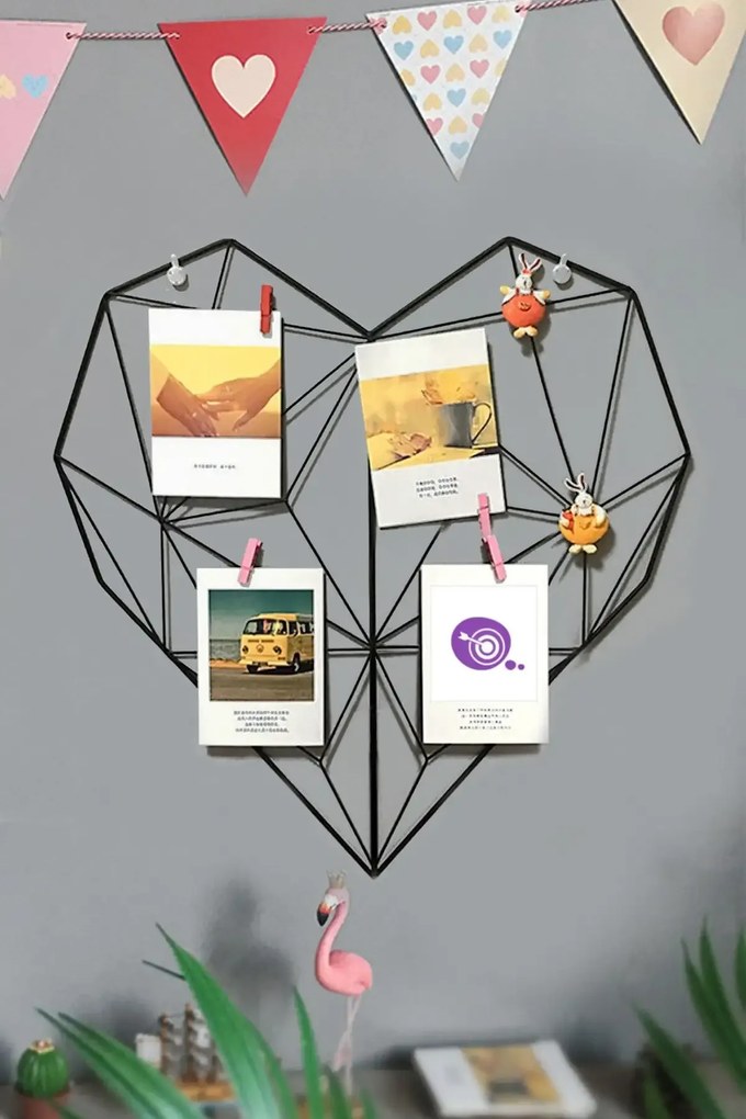 Panou foto metal, Love Homs, 50 x 45 cm, negru