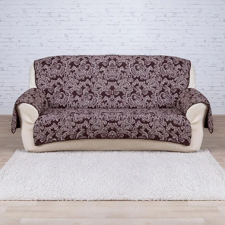decoDoma Cuverturi cu braţe, ciocolată şezut 160 cm