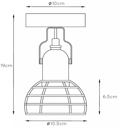Spot Lucide 08927/01/66 POLA 1xE27/60W/230V roz