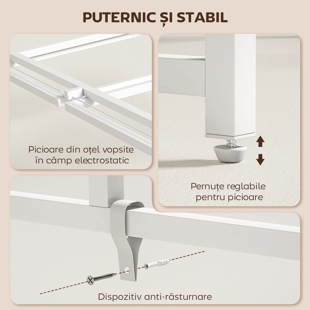 HOMCOM Masă Pliabilă Economisitoare de Spațiu cu Suport Detasabil pentru Monitor, 100x48x87,5 cm, Masă Portabilă pentru Birou, Casă și Studio, Culoare Lemn | Aosom Romania