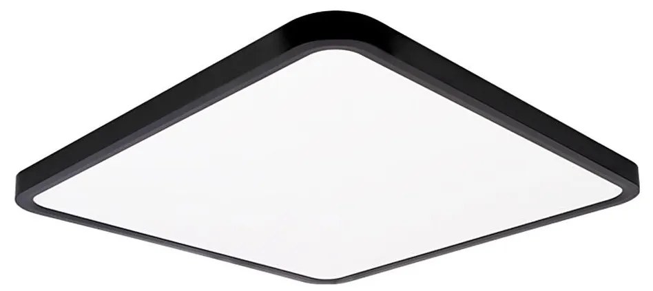Plafonieră LED Top Light REVIT LED/50W/230V 3000-6500K 50x50 cm negru + telecomandă
