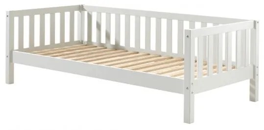 Pat Cabină Fritz 90x200 cm, pentru Copii, Alb – Vipack