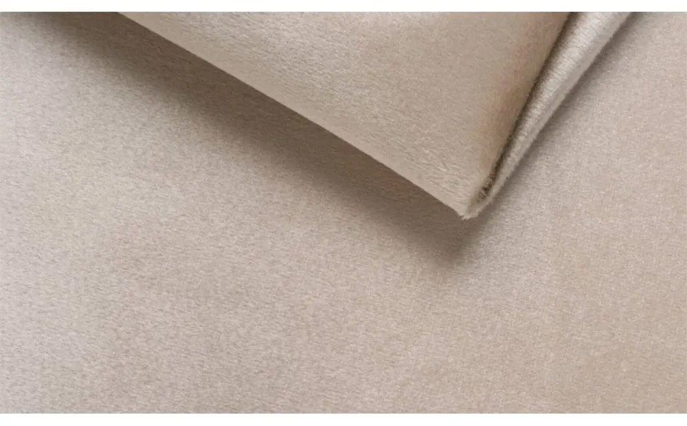 Canapea bej cu tapițerie din catifea 185 cm Chelsea – Ropez