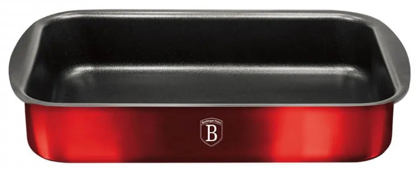 Tava pentru cuptor dreptunghiulara 35x27 cm Burgundy Metallic Line Berlinger Haus BH 1540